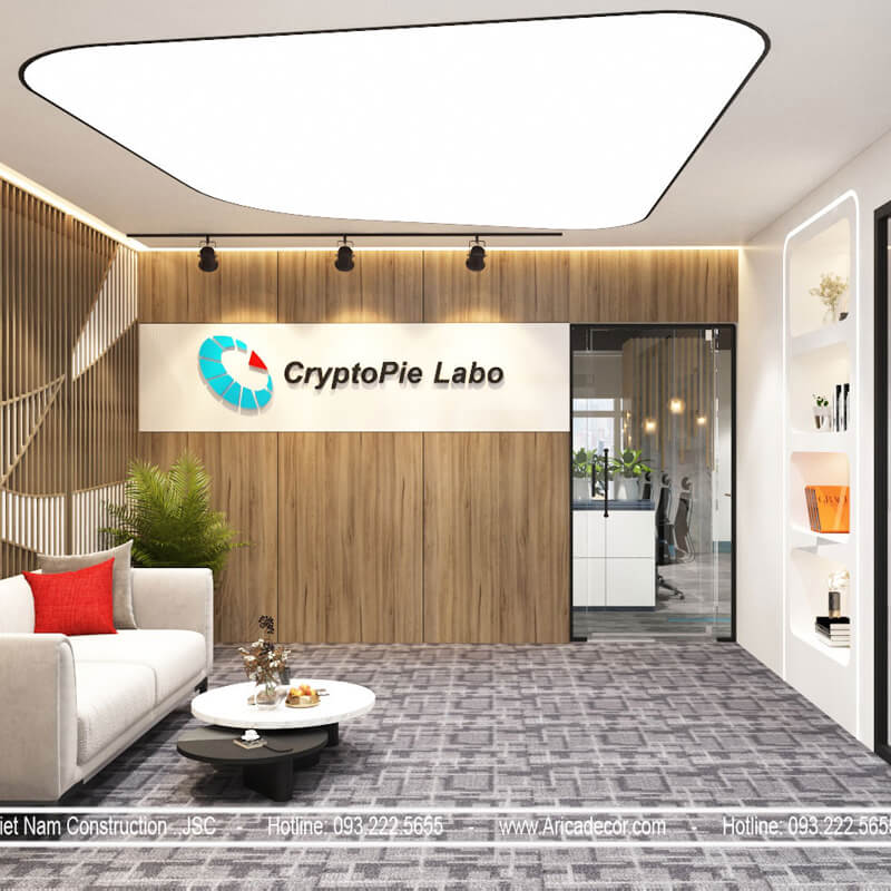 Thiết kế nội thất văn phòng công ty Cryptopie Labo