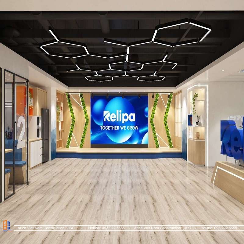 Thiết kế và thi công văn phòng công ty RELIPA